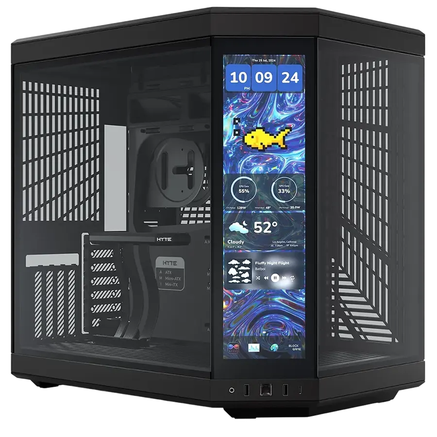 کیس گیمینگ هایت HYTE Y70 TOUCH Pitch Black