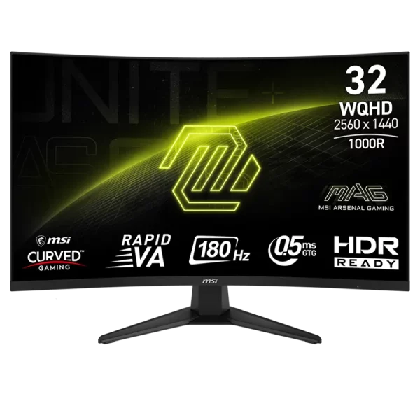 مانیتور ۳۲ اینچ ام اس آی MSI MAG 325CQF Black