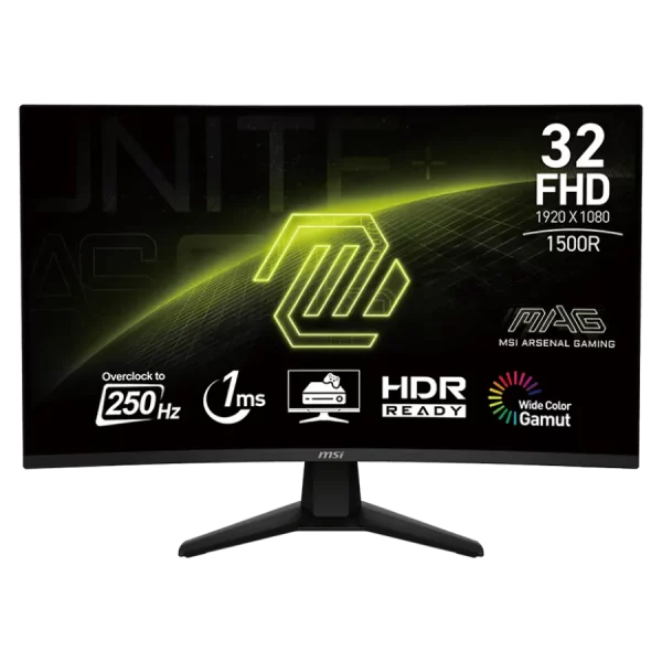 مانیتور ۳۲ اینچ ام اس آی MSI MAG 32C6X Black
