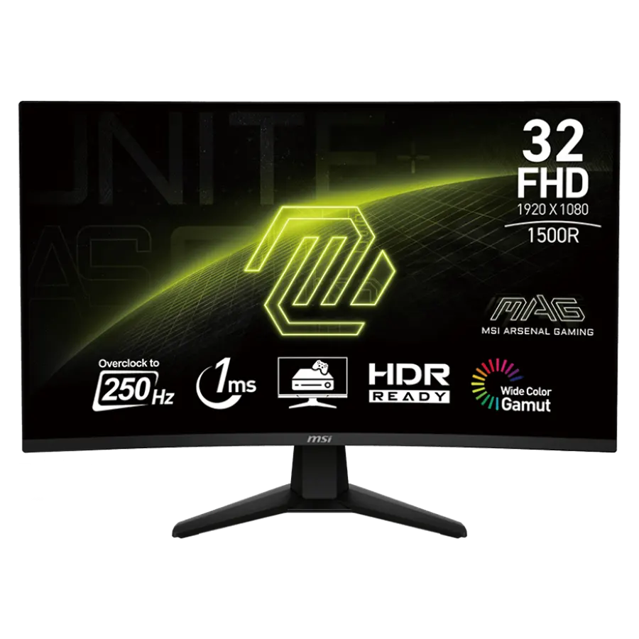 مانیتور ۳۲ اینچ ام اس آی MSI MAG 32C6X Black