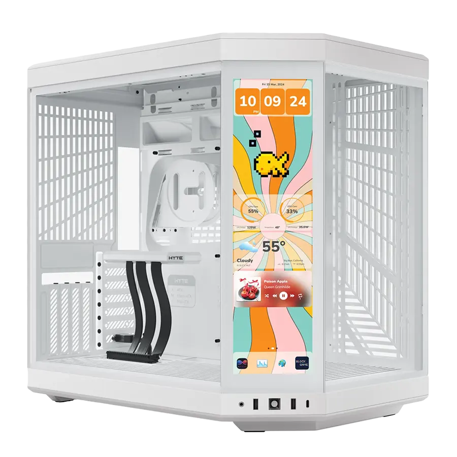 کیس گیمینگ هایت HYTE Y70 SNOW WHITE TOUCH INFINITE