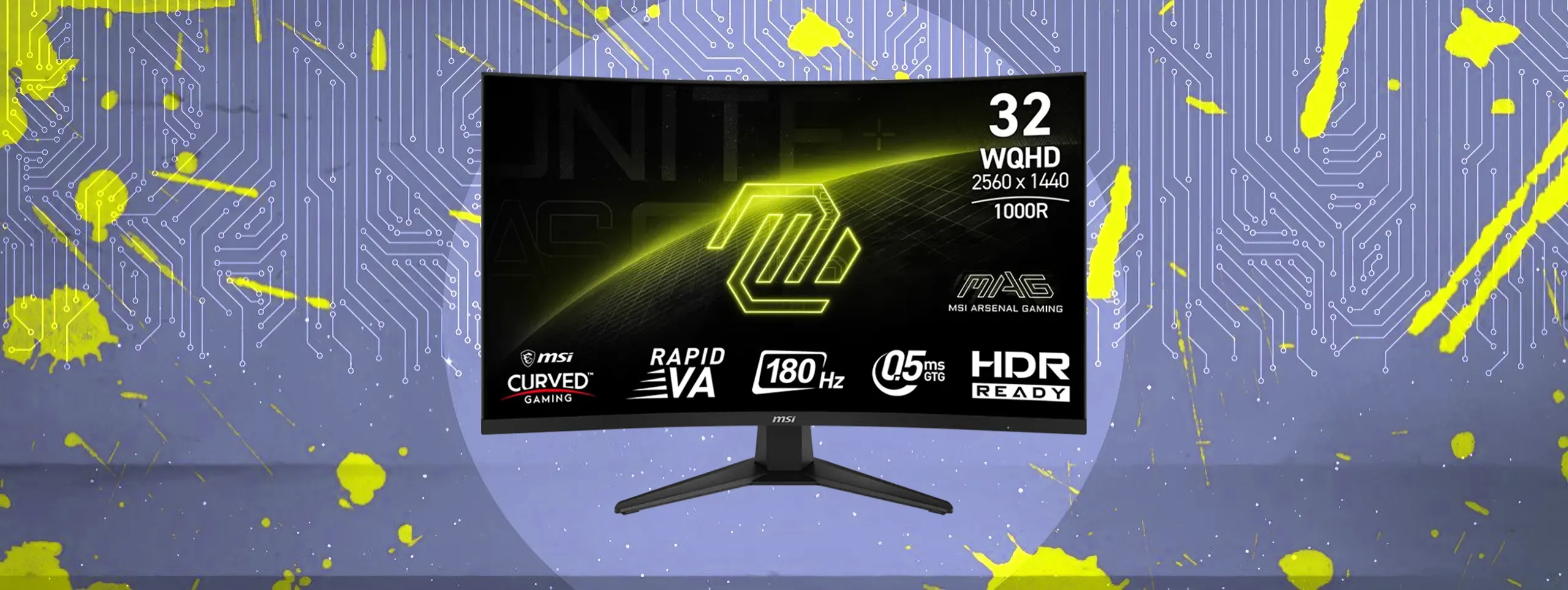 مانیتور ۳۲ اینچ ام اس آی MSI MAG 325CQF Black