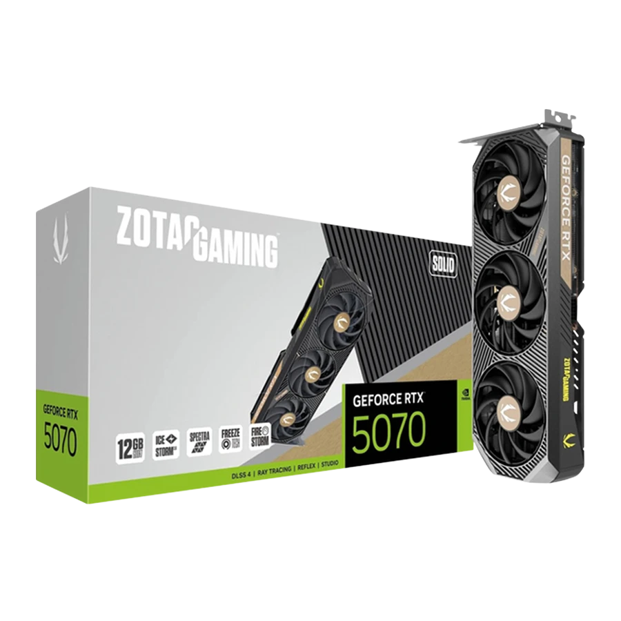کارت گرافیک زوتک ZOTAC Gaming RTX 5070 12GB Solid
