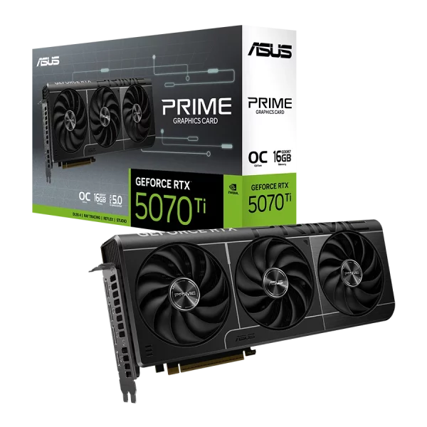 کارت گرافیک ایسوس Prime RTX 5070 Ti 16GB OC