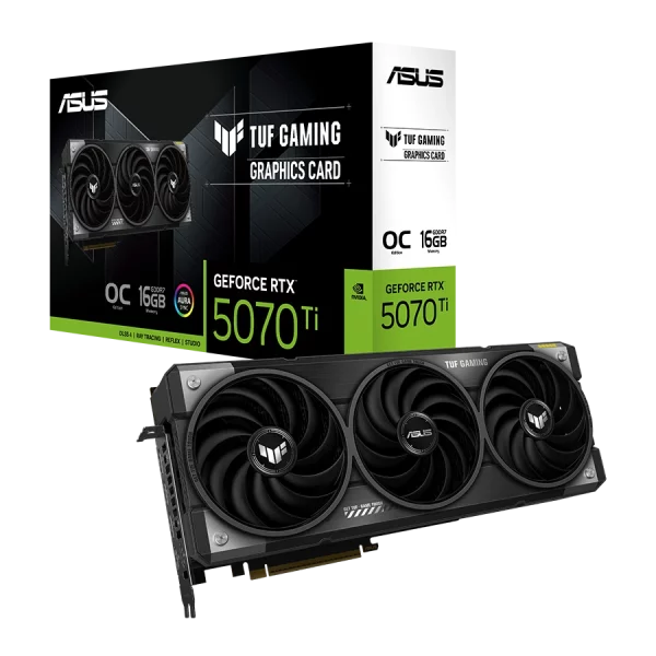 کارت گرافیک ایسوس TUF RTX 5070 Ti 16GB OC