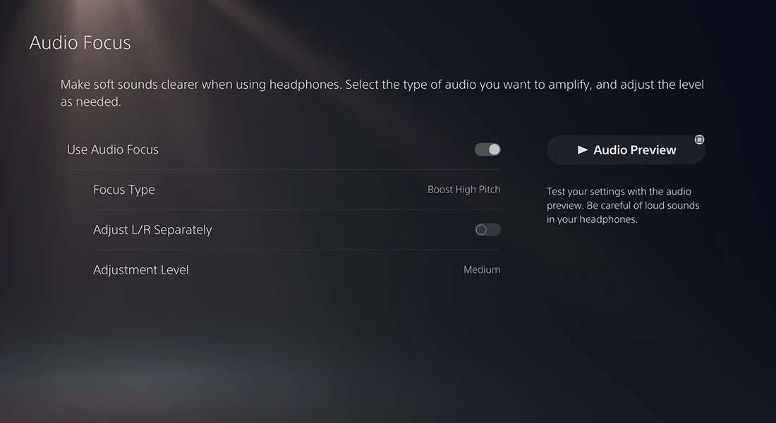 بررسی قابلیت جدید Audio Focus در PS5