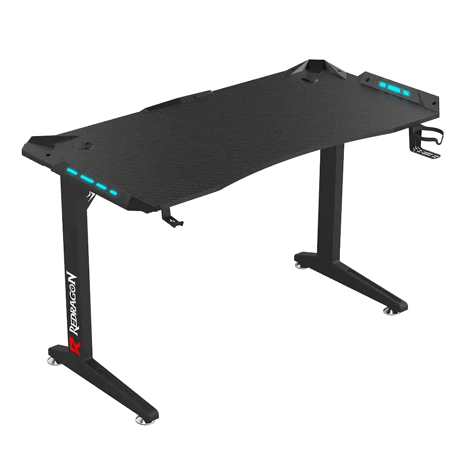 میز گیمینگ ردراگون GD-3101BK 140cm LED RGB