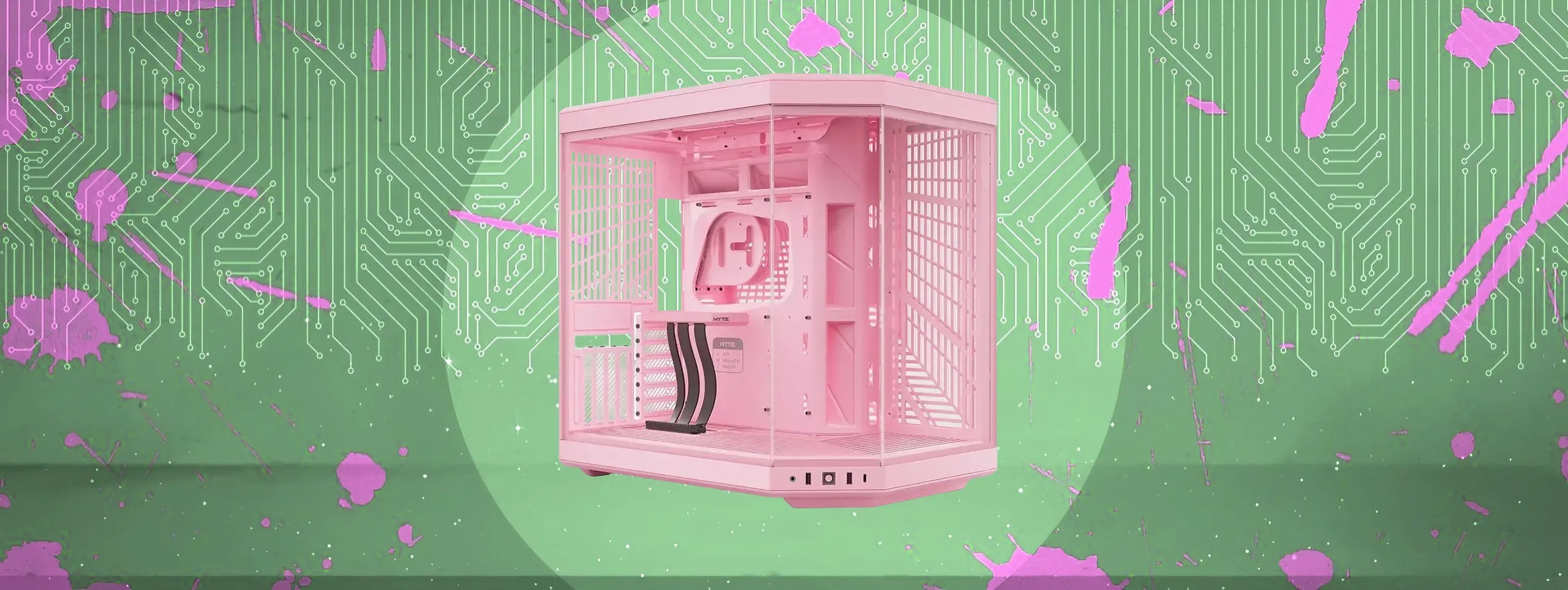 کیس گیمینگ هایت HYTE Y70 MILKY EDITION STRAWBERRY MILK