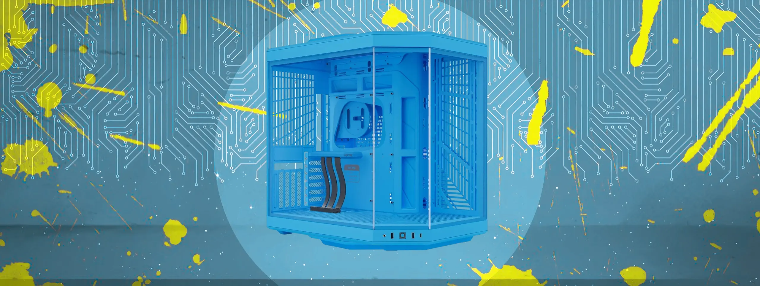 کیس گیمینگ هایت HYTE Y70 MILKY EDITION BLUEBERRY