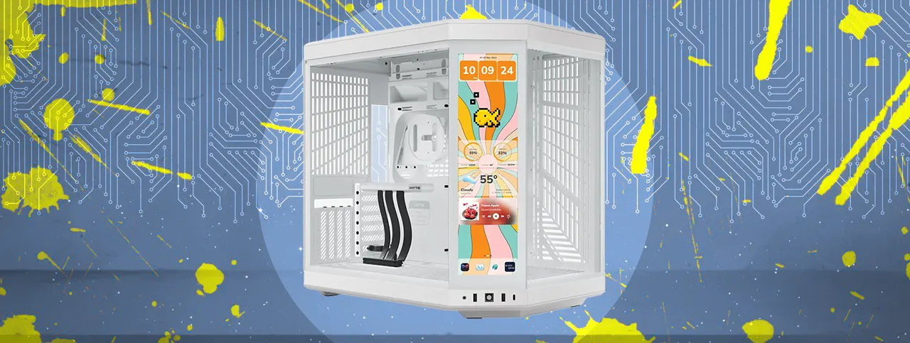 کیس گیمینگ هایت HYTE Y70 SNOW WHITE TOUCH INFINITE