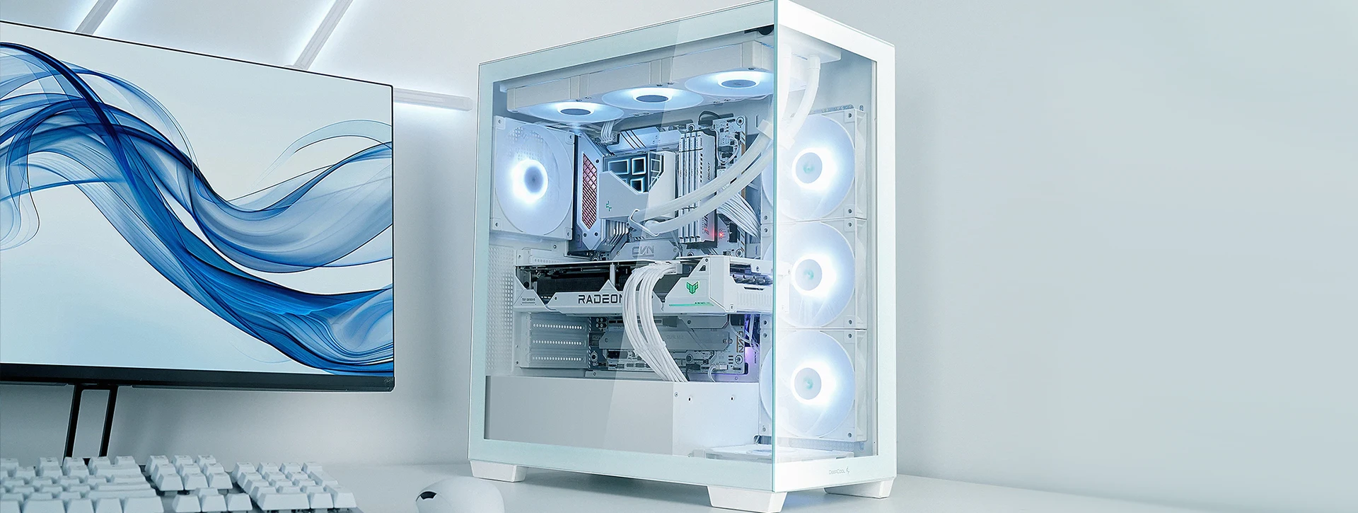 کیس گیمینگ دیپ کول مدل DeepCool CG580 WH