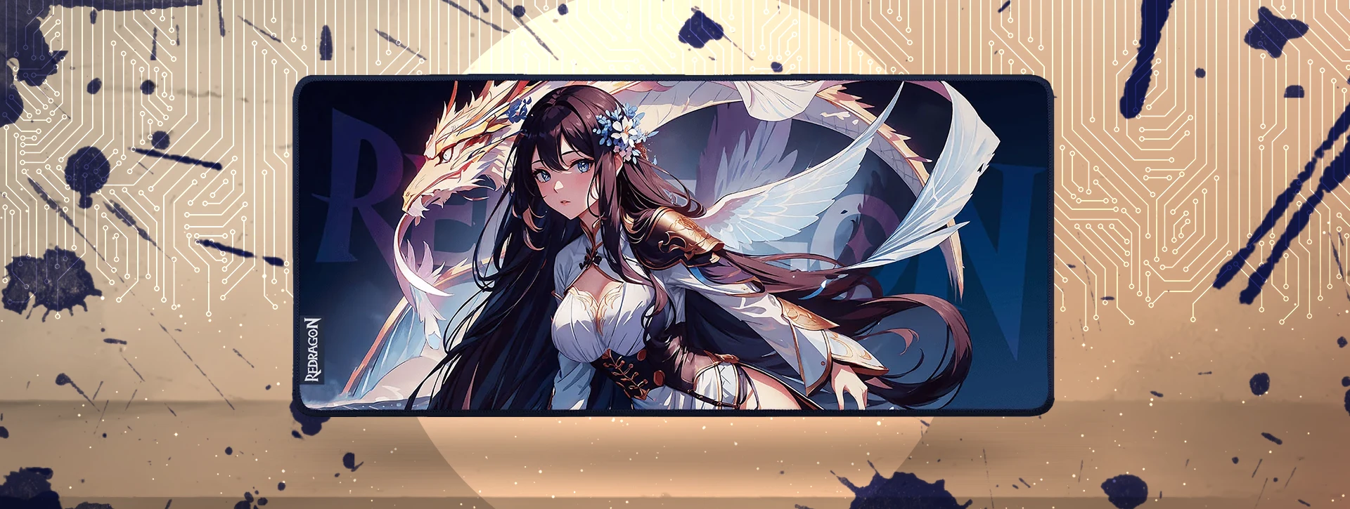 پد موس گیمینگ ردراگون Redragon P046 L Anime Blue