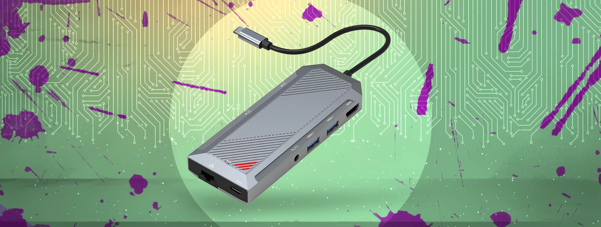 هاب 9 پورت USB ردراگون Redragon UCA-9