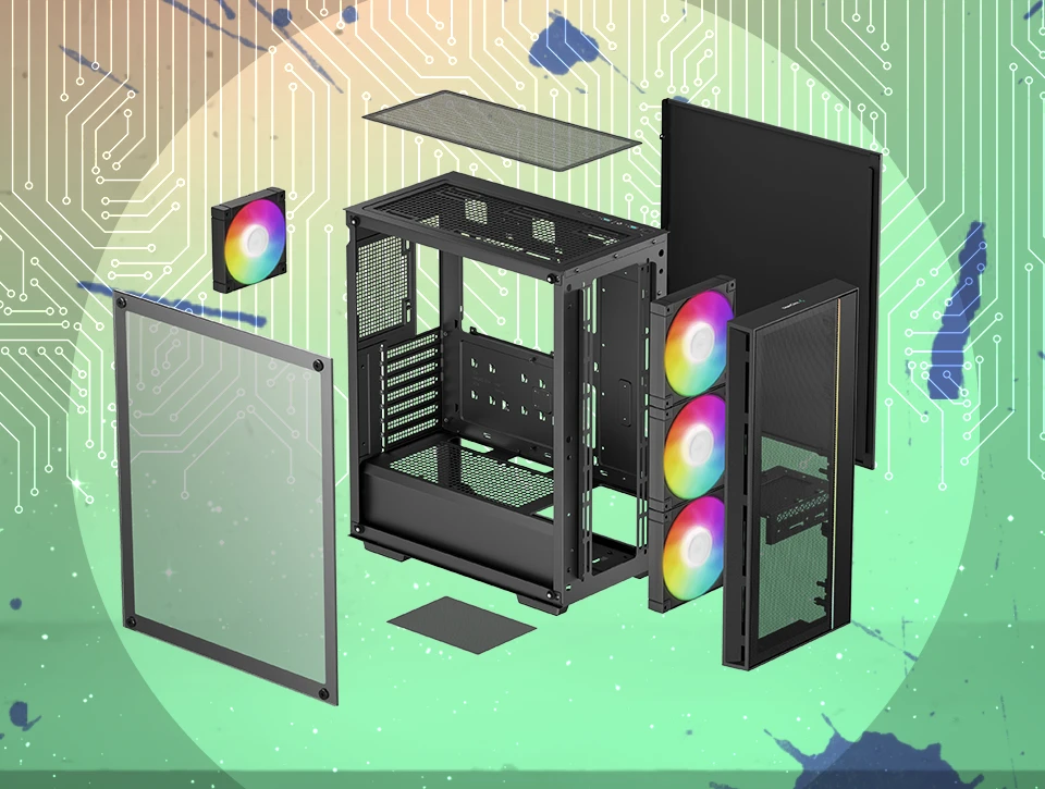 کیس گیمینگ دیپ کول مدل DeepCool MATREXX 55 MESH V4