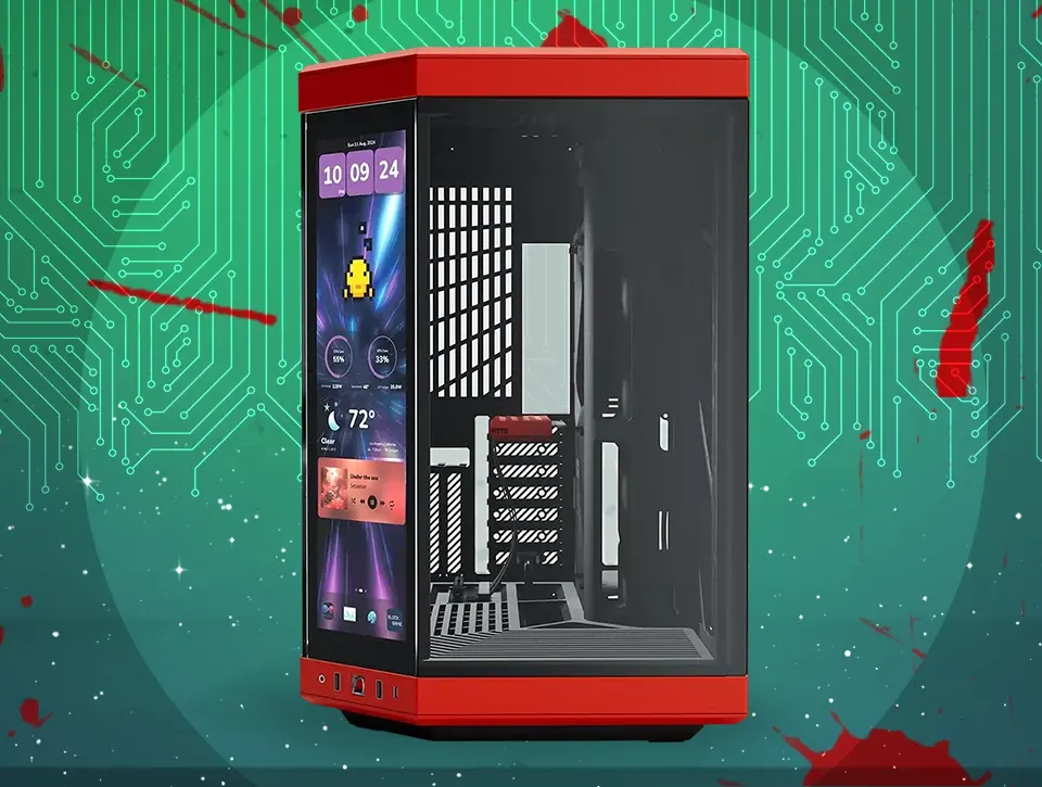 کیس گیمینگ هایت HYTE Y70 TOUCH INFINITE BLACK CHERRY