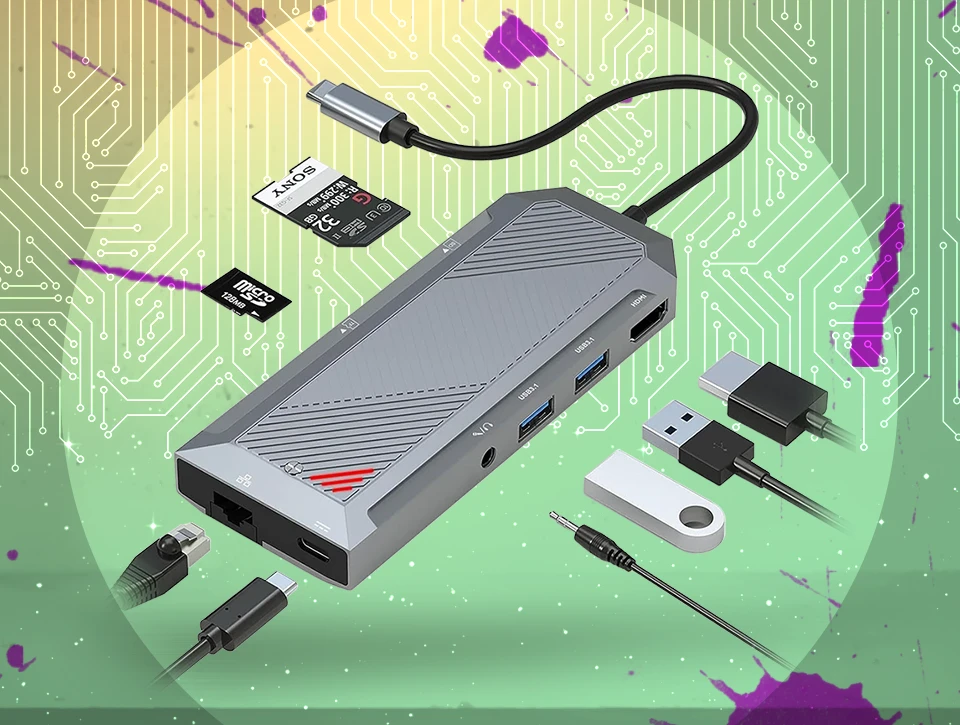 هاب 9 پورت USB ردراگون Redragon UCA-9