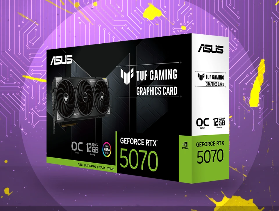کارت گرافیک ایسوس ASUS TUF RTX 5070 12GB OC