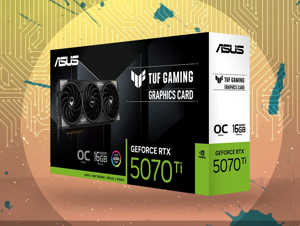 کارت گرافیک ایسوس TUF RTX 5070 Ti 16GB OC