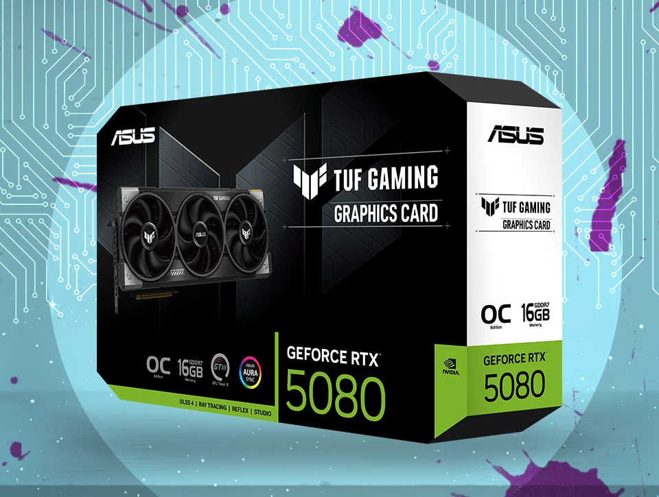 کارت گرافیک ایسوس ASUS TUF RTX 5080 16GB OC