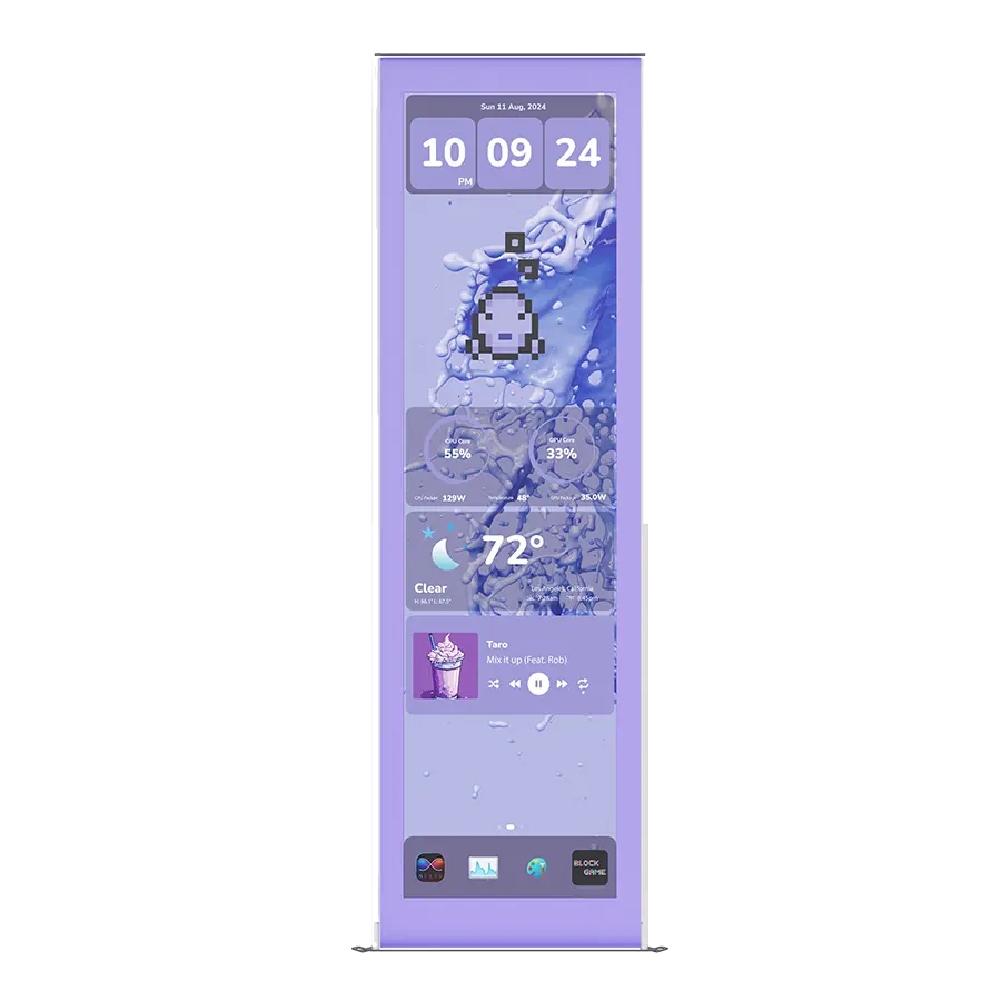 نمایشگر کیس هایت HYTE Y70 Touch infinite Display TARO MILK