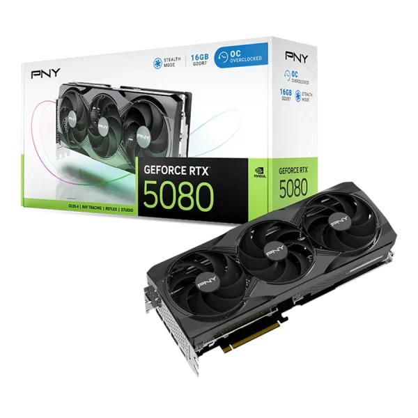 کارت گرافیک پی ان وای RTX 5080 16GB OC