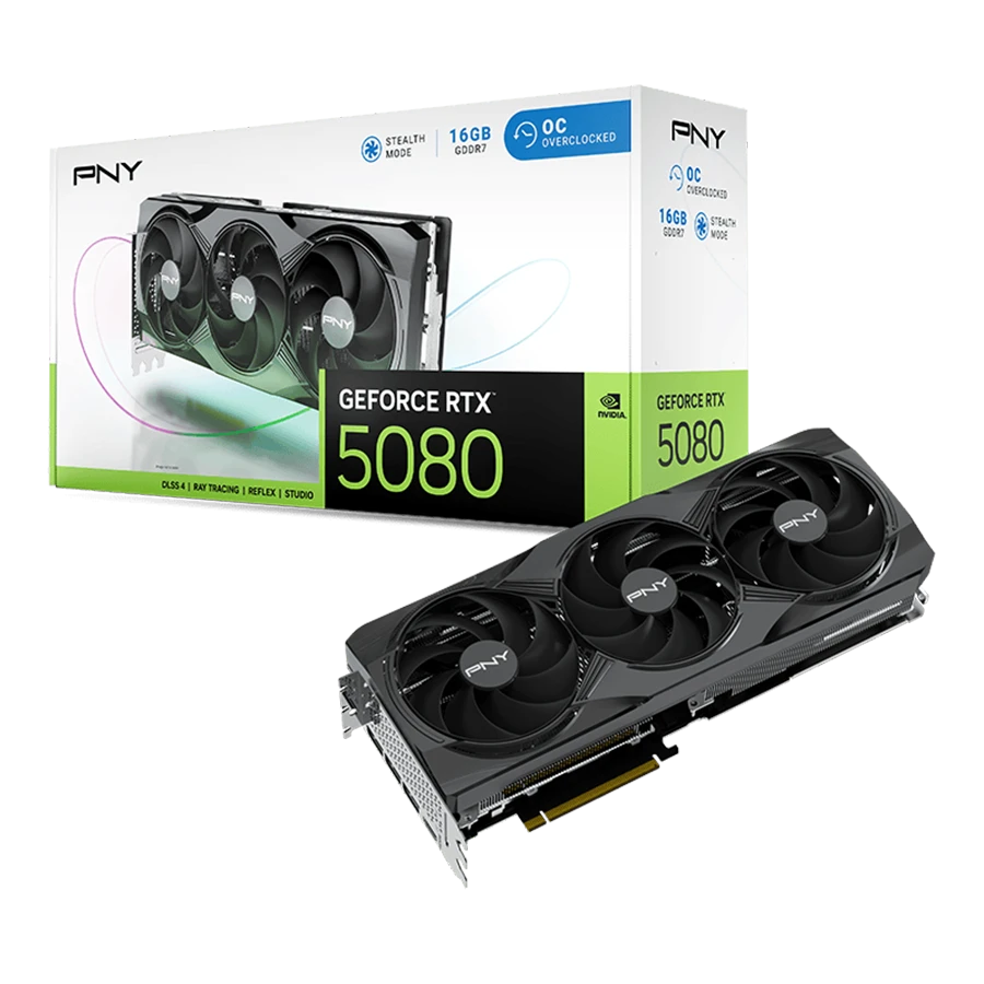کارت گرافیک پی ان وای RTX 5080 16GB OC