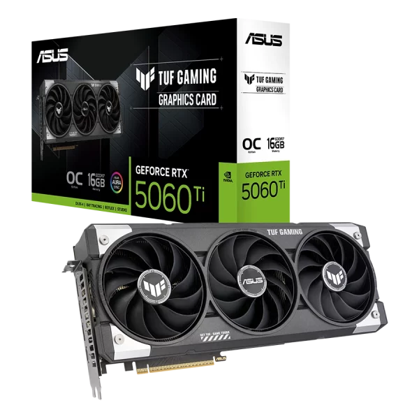 کارت گرافیک ایسوس TUF RTX 5060 Ti 16GB OC