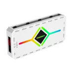 کنترل نورپردازی و سرعت فن گیم مکس V4.0 ARGB HUB PWM WH