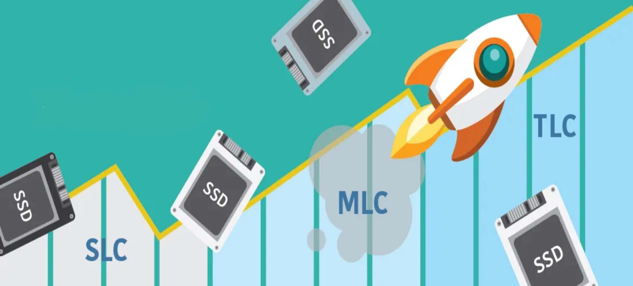 تفاوت SLC، MLC ،TLC و QLC در کارت های SSD