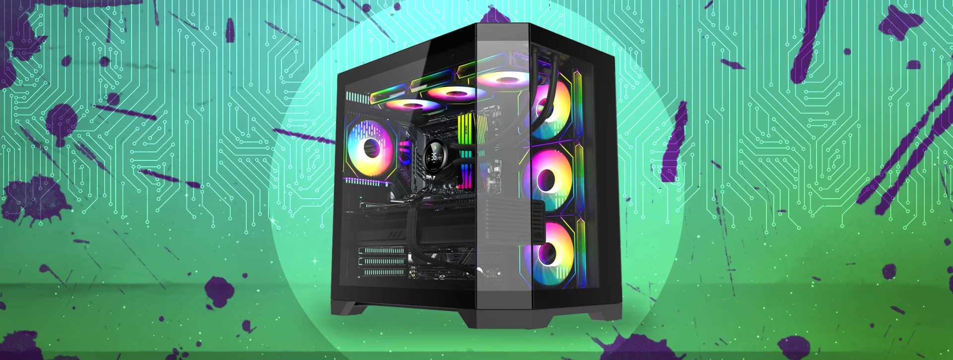 کیس گیمینگ گیم مکس GAMEMAX Hype-A BK