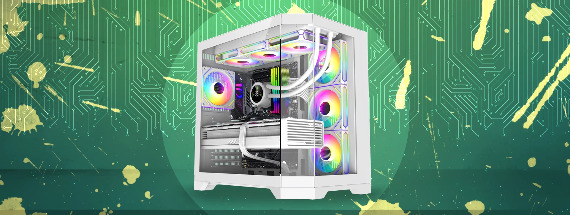 کیس گیمینگ گیم مکس GAMEMAX Hype-A WH