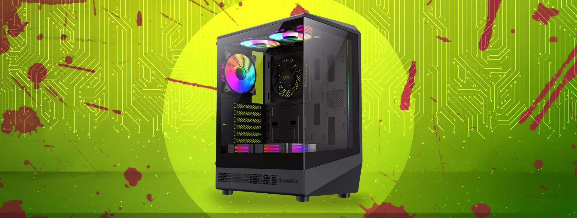 کیس گیمینگ گیم مکس GAMEMAX Vista COC AB