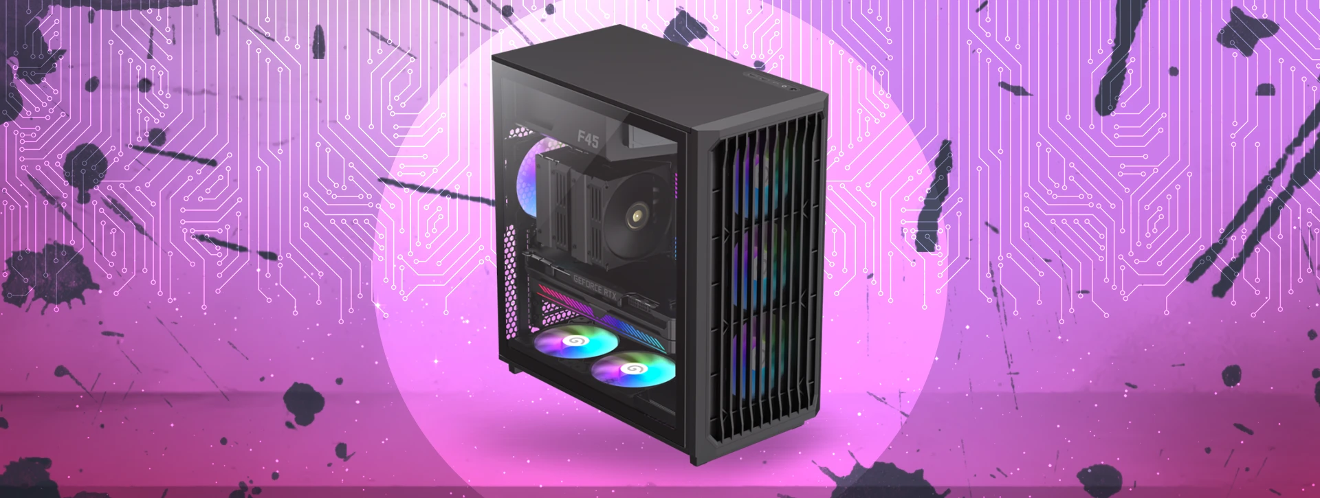کیس گیمینگ گیم مکس GAMEMAX F45 BK