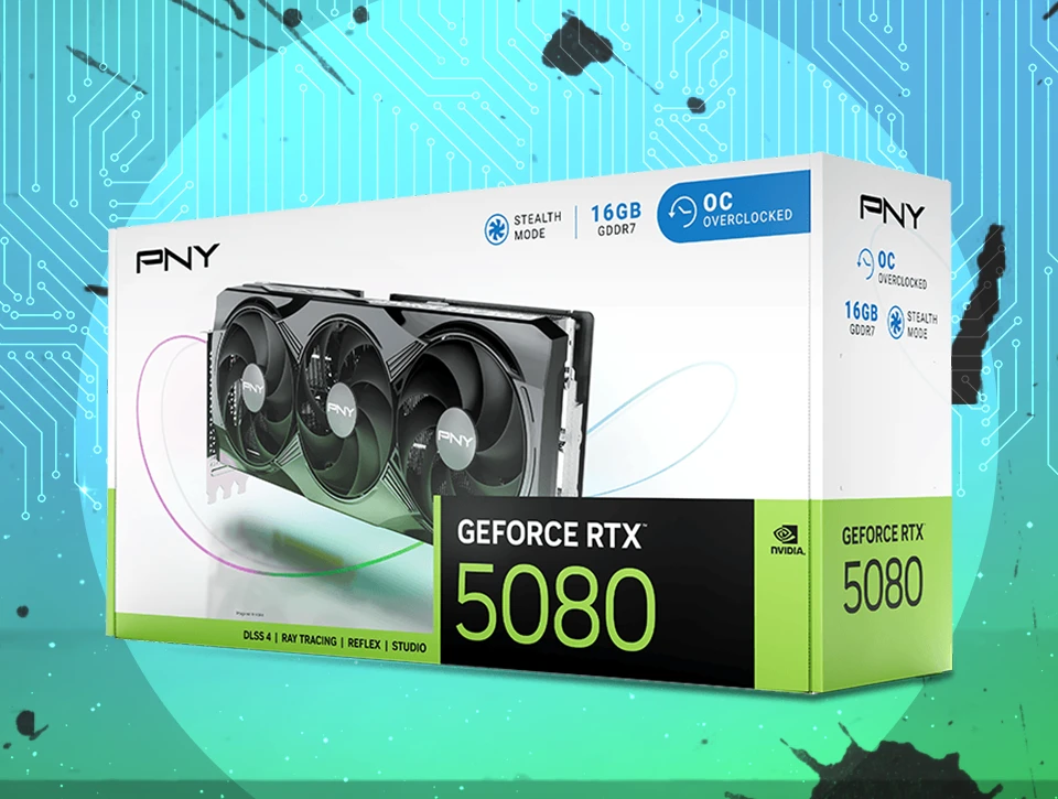 کارت گرافیک پی ان وای RTX 5080 16GB OC