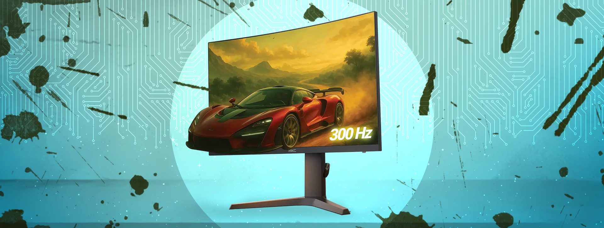 مانیتور گیمینگ ۲۷ اینچ منحنی اچ کی سی HKC MG27H18Q300