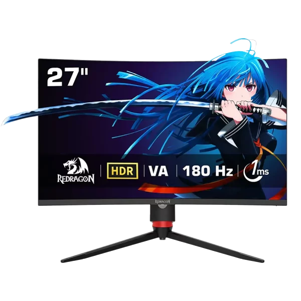 مانیتور گیمینگ 27 اینچ ردراگون Redragon GMQ2712RVC