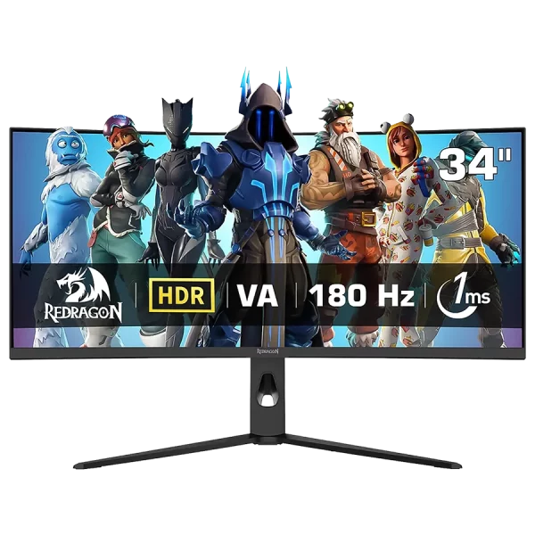 مانیتور گیمینگ 34 اینچ ردراگون GMQ3418RVC