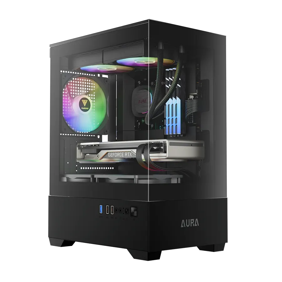کیس گیمینگ گیم دیاس Gamdias AURA GC9M ARGB Compact Panoramic Micro-Tower