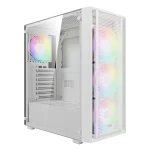 کیس گیمینگ گیم دیاس AURA GC2 ELITE WH ARGB PERFORATED ARGB MID-TOWER