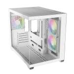 کیس گیمینگ گیم دیاس Gamdias AURA GC10M ARGB WH Micro-Tower Spacious Panoramic