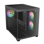 کیس گیمینگ گیم دیاس Gamdias AURA GC10M ARGB Micro-Tower Spacious Panoramic