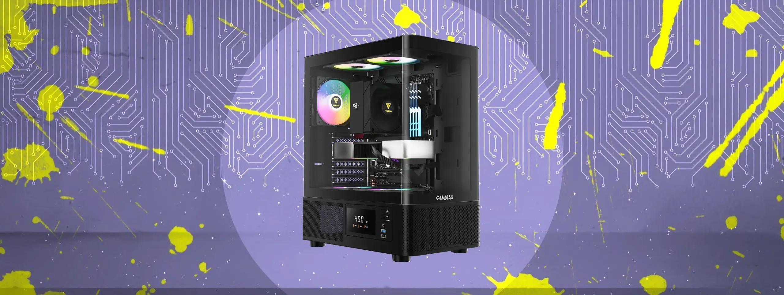 کیس گیمینگ گیم دیاس Gamdias ATLAS E2 CG