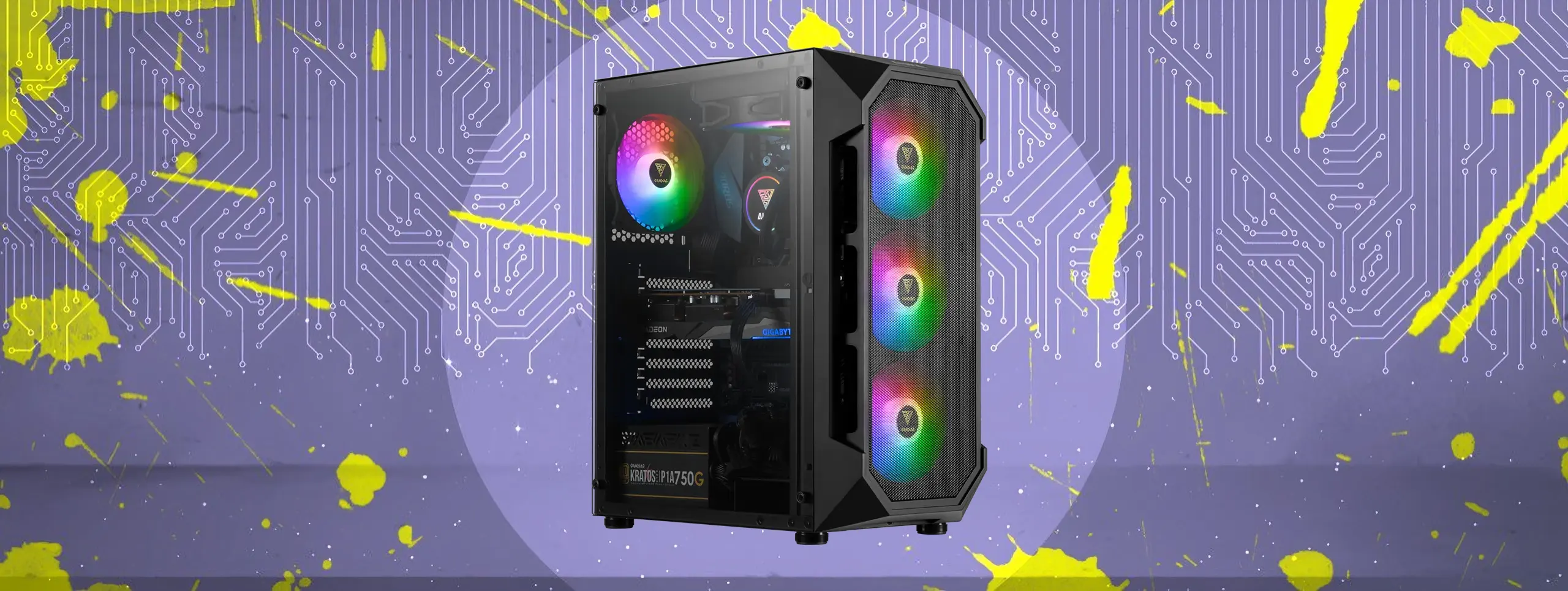 کیس گیمینگ گیم دیاس Gamdias AURA GC1 Mesh ARGB Mid-Tower