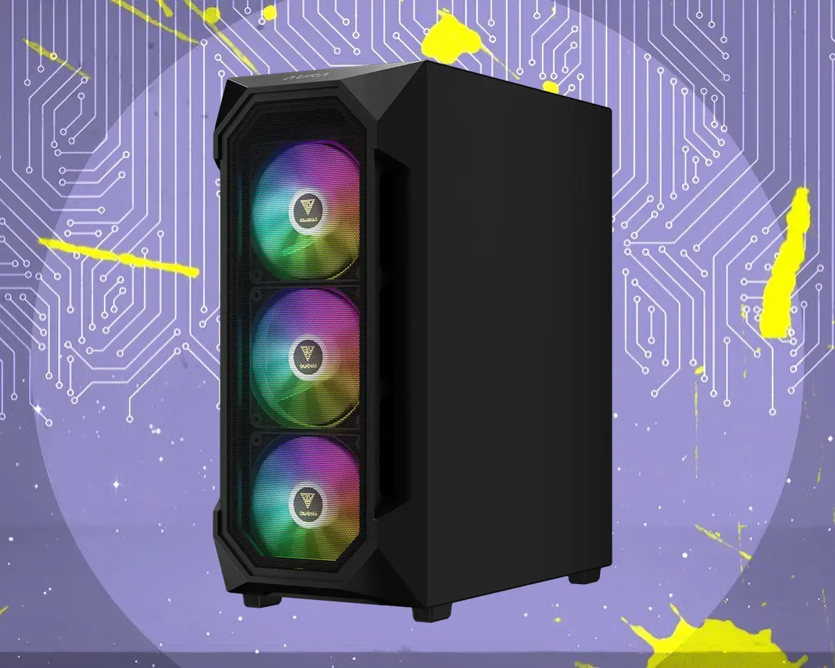 کیس گیمینگ گیم دیاس AURA GC1 ELITE MESH ARGB MID-TOWER CASE
