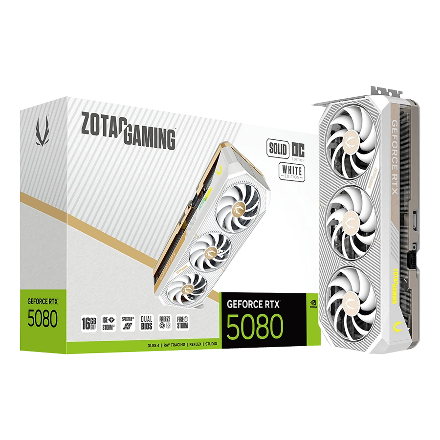 کارت گرافیک زوتک Gaming RTX 5080 SOLID 16GB OC White