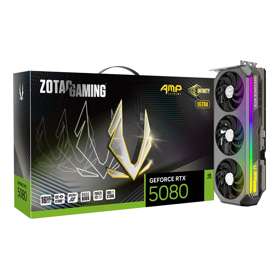 کارت گرافیک زوتک Gaming RTX 5080 AMP Extreme INFINITY ULTRA 16GB