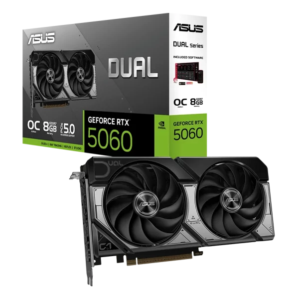 کارت گرافیک ایسوس Asus DUAL RTX 5060 8GB OC