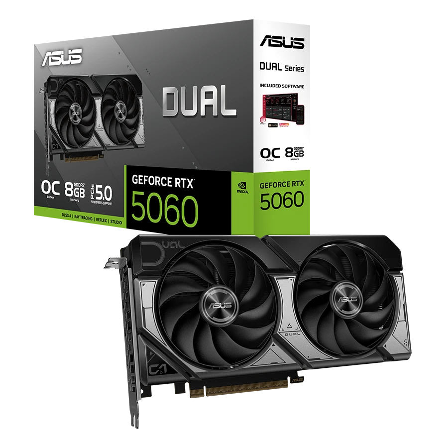 کارت گرافیک ایسوس Asus DUAL RTX 5060 8GB OC