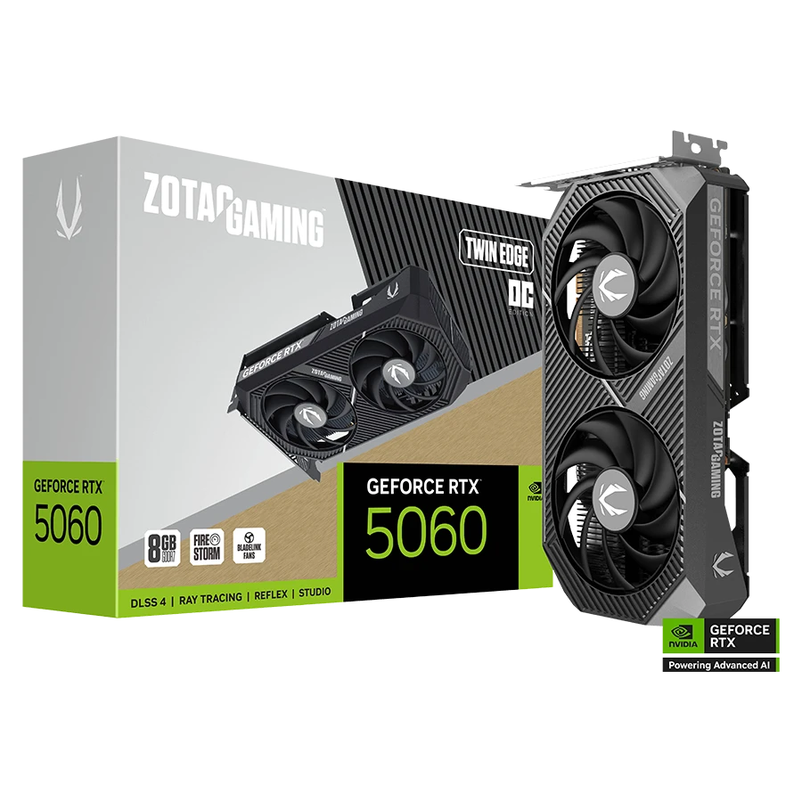 کارت گرافیک زوتک Gaming RTX 5060 8GB Twin Edge OC
