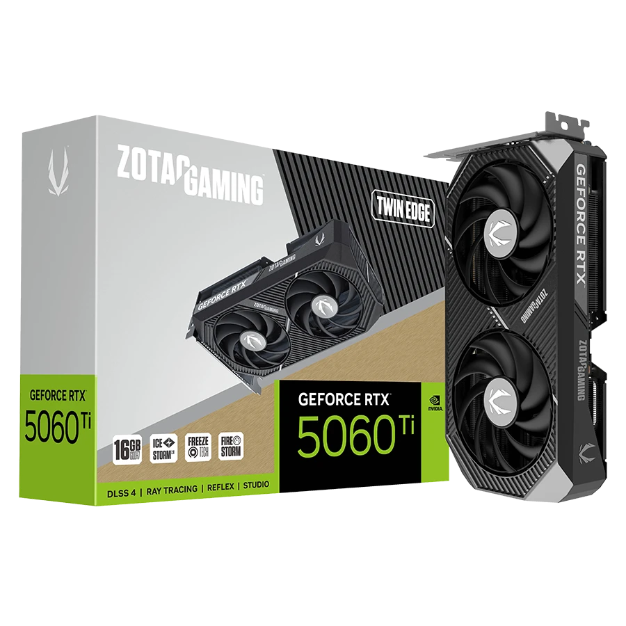 کارت گرافیک زوتک Gaming RTX 5060 Ti 16GB Twin Edge